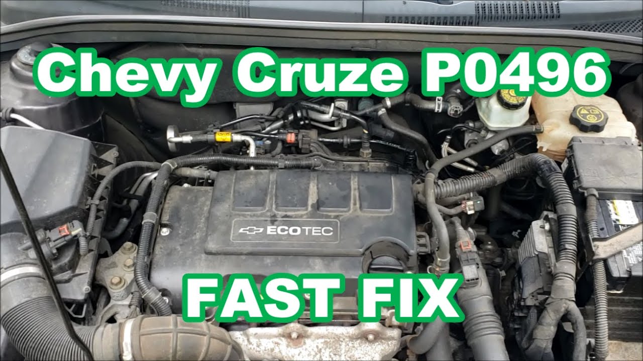 2012-2018 Cruze 1.4L GM EcoTec P0496 Purge Valve Diag/Replacement  - Encore Sonic