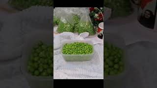 طريقة تخزين البسله بطريقة صحيحة بدون ما تفقد فوائدها وطعمها #لايك #يوتيوب