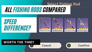 All Genshin Fishing Rods Speed Difference & Comparison - Genshin Impact