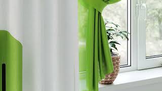 Комплект штор «Сенфарс (зеленый)» — видео о товаре