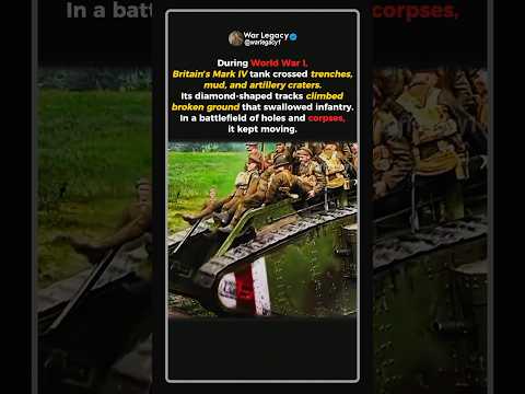 How WWI Tanks Beat the Trenches #ww1 #shorts