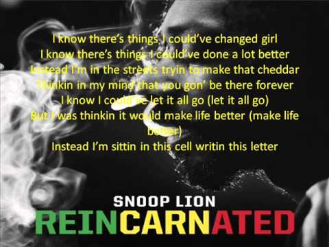 Snoop Lion - Tired of Running (feat. Akon) REINCARNATED screen lyrics