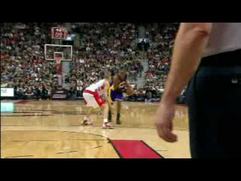 Kobe Bryant 46 points 19-28 FG 7 rebounds vs Raptors 2007-08