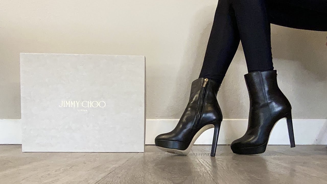 Jimmy Choo Maggie Ankle Boots Unboxing & Try On