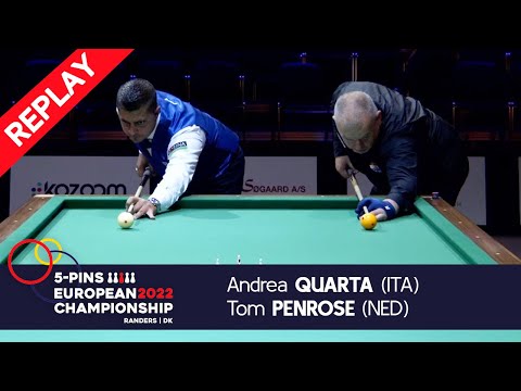 5 Pin European Championship Randers 2022 Qualif  PENROSE (NED) vs QUARTA (ITA)