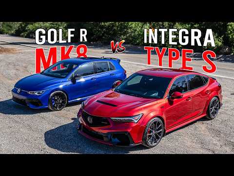 Premium Hot Hatch Battle: Volkswagen Golf R MK8 vs Acura Integra Type S