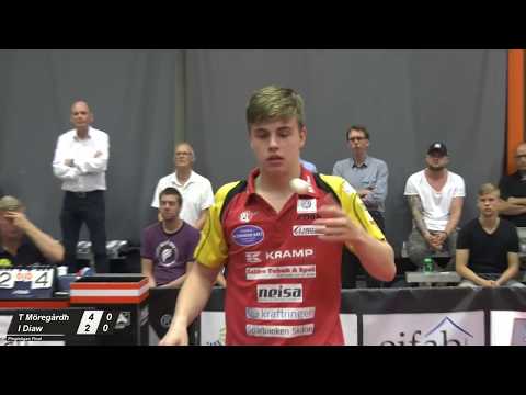 Truls Moregardh 0-1 Ibrahima Diaw (2017-2018 Swedish League Men's Final R1 M8)