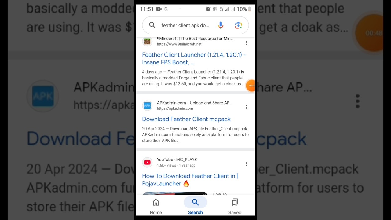How to install feather client in minecraft pe