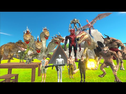 Jurassic World Evolution Camping 38 - Military Academy Attacked by Dinosaurs & Giant Demons ARBS