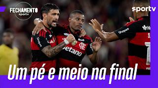 FLAMENGO VENCE O MADUREIRA NO PRIMEIRO JOGO DA SEMIFINAL DO CARIOCA | FECHAMENTO | sportv
