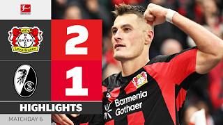 MATCHWINNER Schick! | BAYER 04 LEVERKUSEN - SC FREIBURG | Highlights | Matchday 6 – Bundesliga 26/27