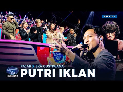 FAJAR NOOR X EKA GUSTIWANA - PUTRI IKLAN (ST12) - SPEKTAKULER SHOW 7 - Indonesian Idol 2025