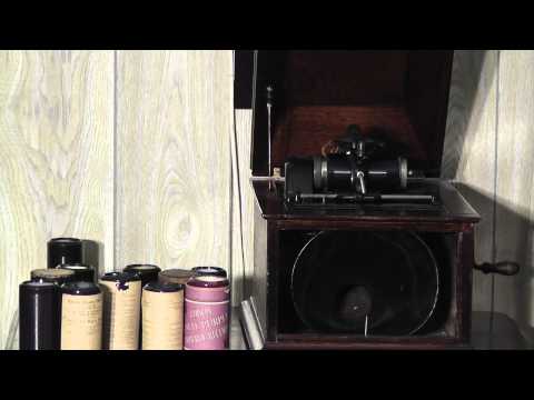 Edison blue amberol cylinder 5356 - Lucky Lindy by Vernon Dalhart