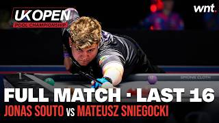 Jonas Souto vs Mateusz Sniegocki | Last 16 | 2025 UK Open Pool Championship
