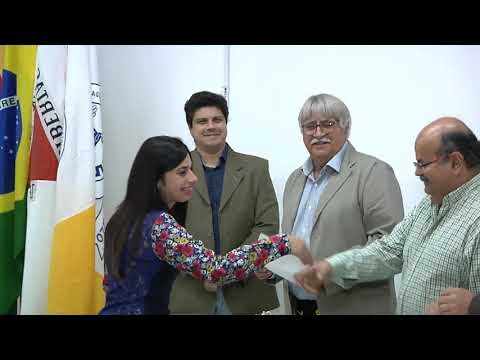 Cerimonia de entrega dos certificados de conclusão do curso de Excel