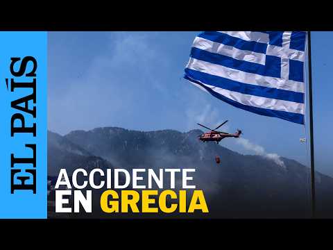 Un testigo GRABA el IMPACTO del HELICÓPTERO accidentado en GRECIA | EL PAÍS