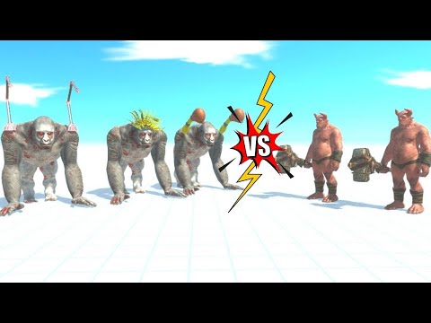 GORO MUTANT BROTHERS AGAINST 2X INFERNALS  - ANIMAL REVOLT BATTLE SIMULATOR