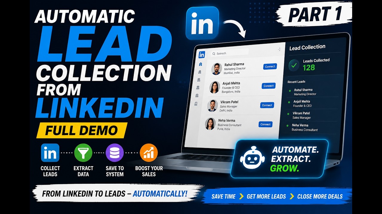 Automatic Lead Collection from LinkedIn -  Part 1
