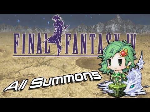 Final Fantasy IV 3D - All Summons