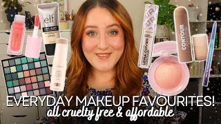 FULL FACE OF MY CURRENT EVERYDAY MAKEUP FAVOURITES! Cruelty Free & Affordable Drugstore Routine