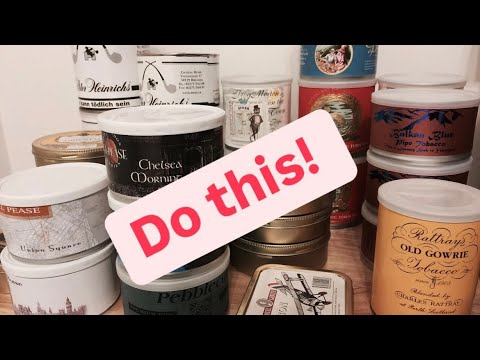 Advice to new pipe-smokers on how to build a tobacco cellar. (Thumbnail photo; January 06, 2015)