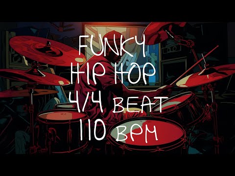 4/4 Drum Beat - 110 BPM - HIP HOP FUNKY