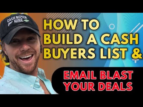 How To Email Blast a Property to Cash Buyers