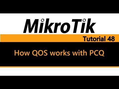 MikroTik Tutorial 48 - How QOS works with PCQ