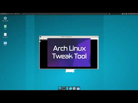 ArcoLinux : 2814 Join me in testing the archlinux-tweak-tool-dev-git