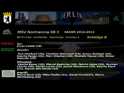 MSV Normannia 08 II Kader 2012-12 Kreisliga B 2.Abteilung
