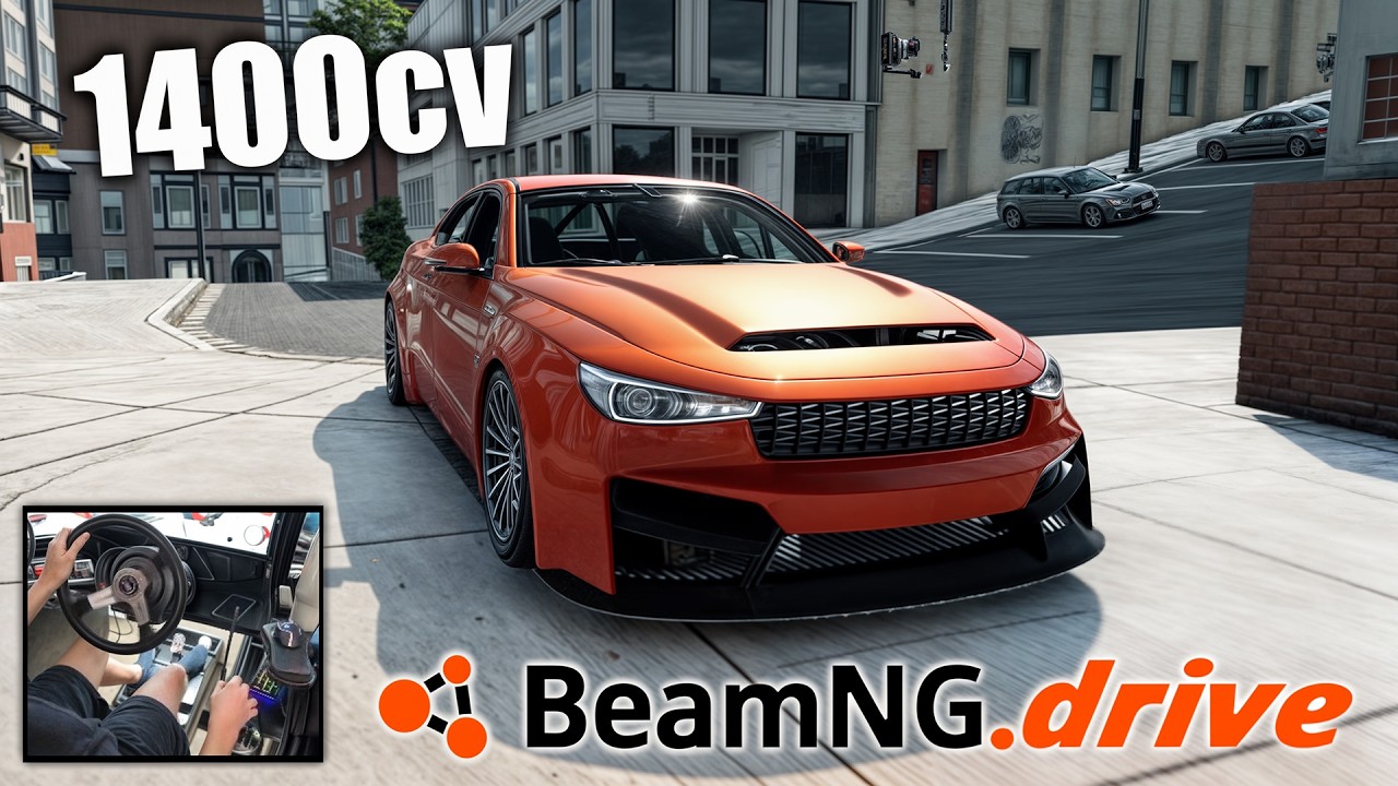 MONTEI O CARRO DE DRIFT MAIS FORTE DO MUNDO! - BeamNG RLS #18