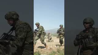 Soldiers Storm Out of Chinook Helicopter #MilitaryOperations #TacticalDeploy