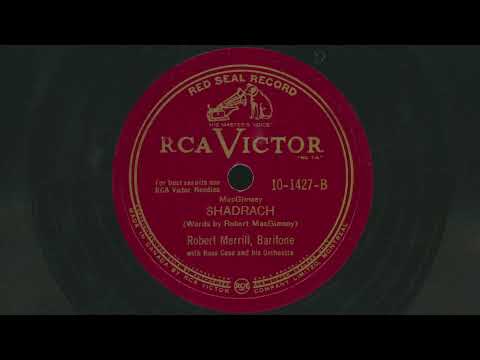 ROBERT MERRILL Shadrach (1949) - 78 RPM Record