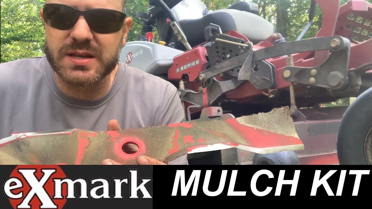 Exmark MULCH KIT Installation And Review