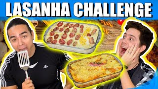 LASANHA CHALLENGE COM OS MARIDOS! | Blog das irmãs