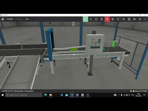 Sorting Station - FACTORY I/O Scene - Programming - TIA Portal