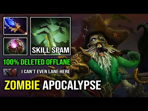 ZOMBIE APOCALYPSE Unlimited Skill Spam 2 Sec CD Octarine + Scepter Undying Dota 2
