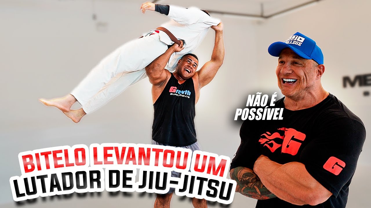 BITELO LEVANTOU UM LUTADOR DE JIU JÍTSU COM SUA FORÇA