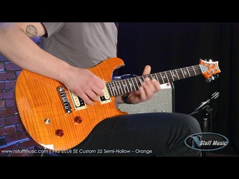 PRS SE Custom 22 Semi-Hollow Body Quilted Top w/PRS Gig Bag image 9