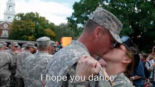 military- I hope you dance
