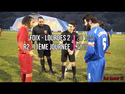 RESUME / (R2) Foix - Lourdes 2 (J11, 2018-2019)
