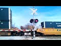 Kansas City Southern 4181 Freight Train Goin Throgh Rural Saint Elmo Illinois