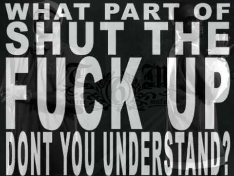 Shut The Fuck Up ! STFU ! Juicy J from Three 6 Mafia Remix by Dj Bellic