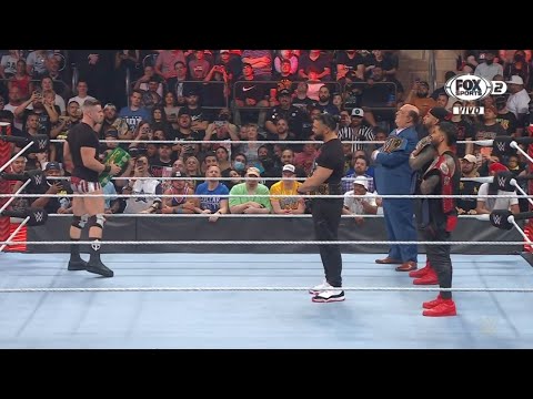 Theory Confronta a Roman Reigns & Ataca a The Usos - WWE Raw Español Latino: 25/07/2022