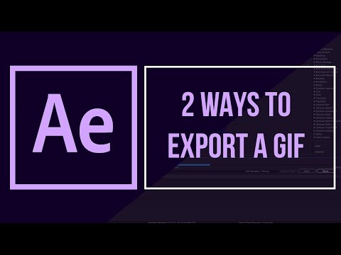 2 Ways to Export a GIF from After Effects