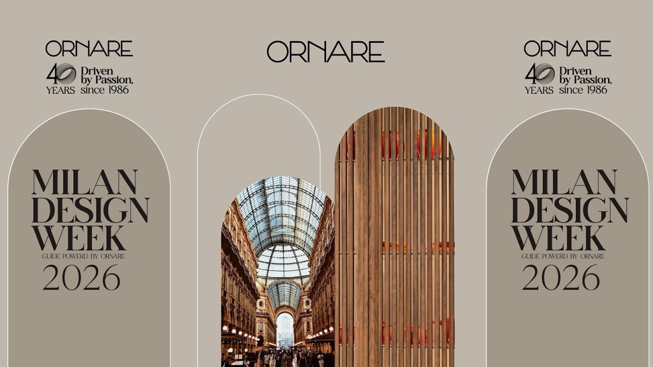Ornare Guide - Preview Milan Design Week 2026