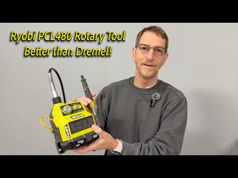 Ryobi PCL480 Rotary Tool, Better than Dremel!