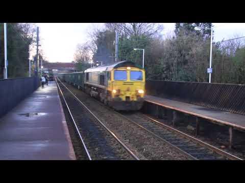 66604 Guide Bridge - Tunstead Sidings - 29th January 2018