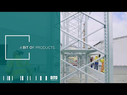 Structure of a partial component (30 meters high) | BITO Storage Solutions