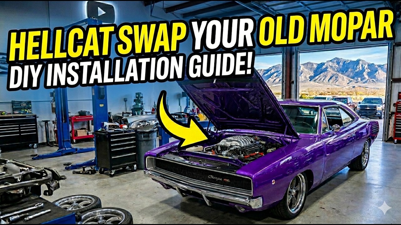 Hellcat Swap Your Old Mopar!  Complete DIY Installation Guide!